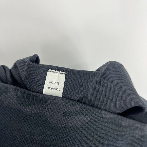 Spanx Leggings Size Medium Black Gray Look At Me Now Camo Print Seamless Stretch - Picture 6 of 6